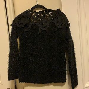 Black sweater top